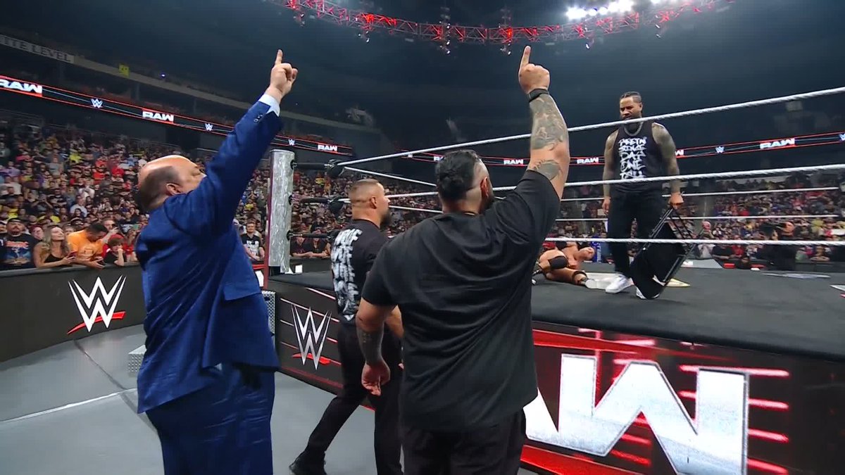 At least one Uso helped LA Knight take on The Vision. 😒