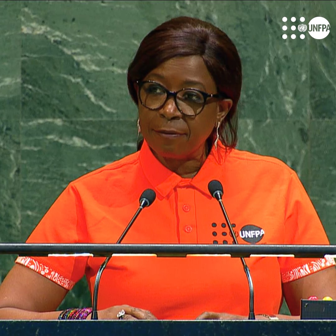 “Let’s recommit to do better together and make sure that no woman should die while giving life.” —@UNFPAChief during the #Beijing30 High-Level Meeting at #UNGA. 📽 Watch Ms. Diene Keita's full speech on accelerating progress for all women and girls. #UNGA80