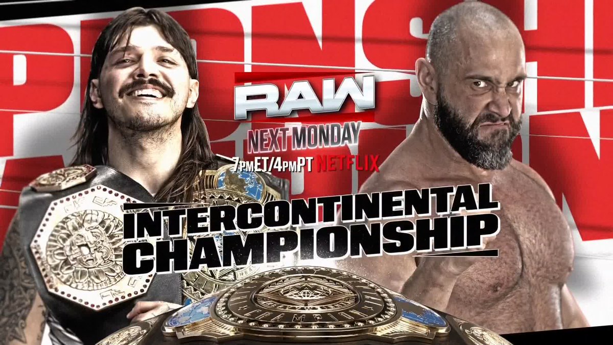 STACKED RAW NEXT WEEK: 🌐 DOM vs. RUSEV - #ICTitle Match 🔥 BAYLEY vs. RAQUEL 👏 USOS vs. THE BRONSONS - TORNADO TAG TEAM MATCH! SPECIAL START TIME 7ET/4PT!