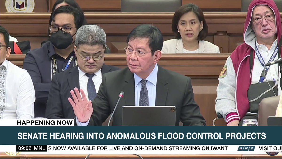 Senators Rodante Marcoleta and Panfilo Lacson engaged in a heated argument as the Senate Blue Ribbon Committee resumed its hearing on flood control projects.