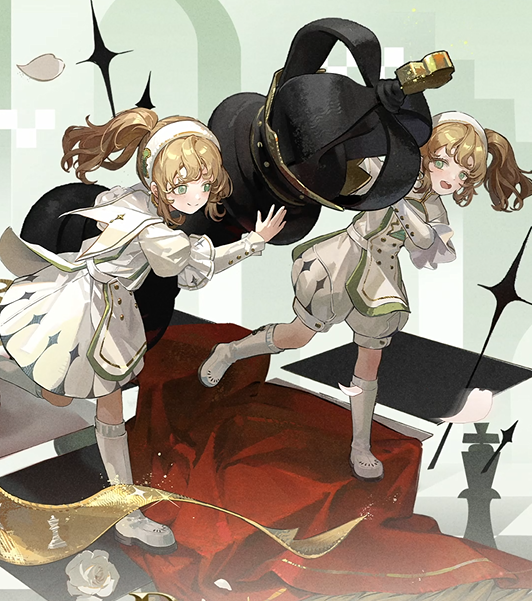 Chess Waltz with Twins Sleep | Reverse: 1999 We can't both wear one crown, so we got ourselves a second one. #Reverse1999Ver2ꓸ8 #ParadiseRegained #Reverse1999Anniversary #TwinsSleep