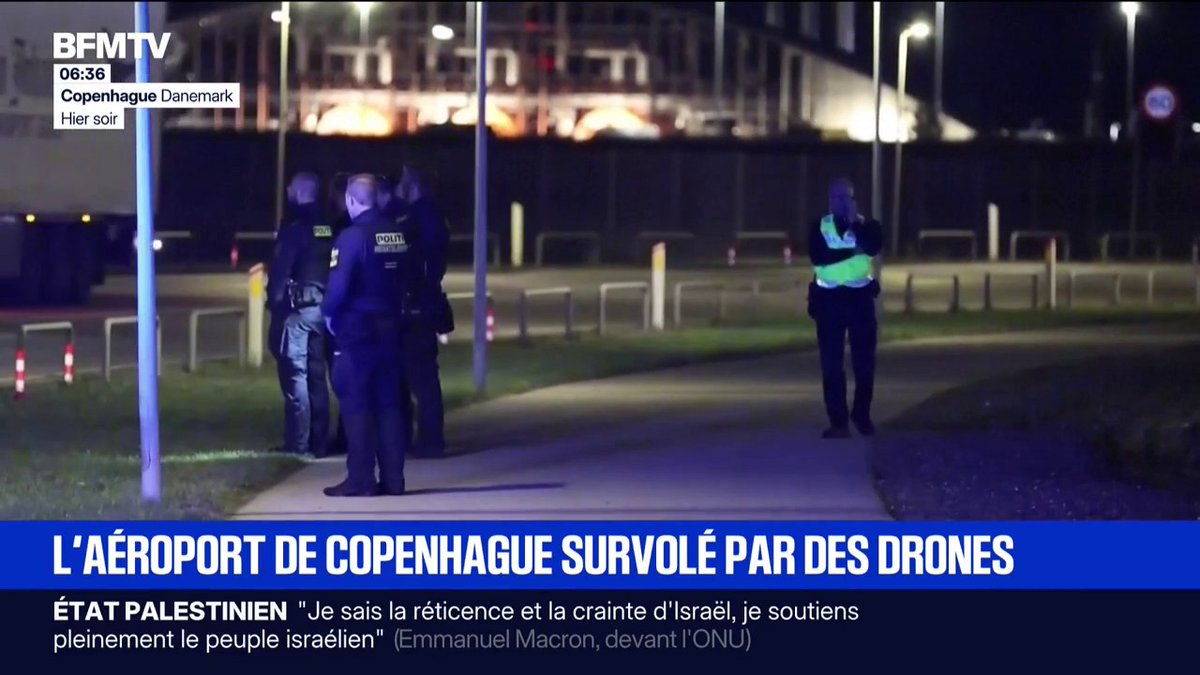 L'aéroport de Copenhague fermé à cause de la présence de "drones non identifiés"