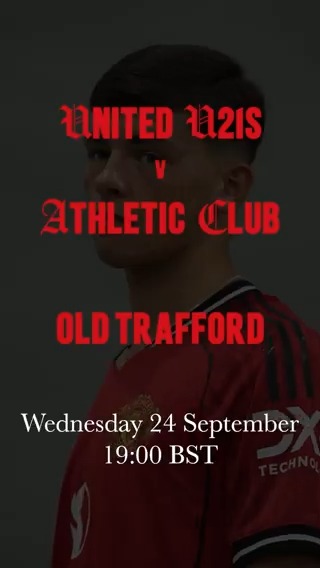 Did you know our U21s are playing at Old Trafford on Wednesday night? 🏟️👀 Be there to support our young Reds from 19:00 BST ⬇️