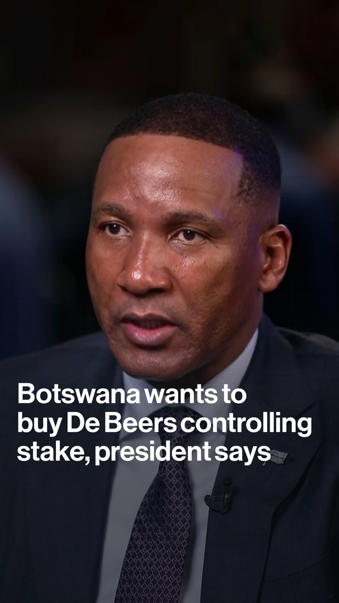 "It’s a matter of economic sovereignty for Botswana.” President Duma Boko tells Jennifer Zabasajja that Botswana aims to complete a deal to take a majority stake in De Beers by the end of October