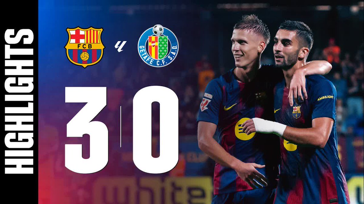 BARÇA 3️⃣-0️⃣ GETAFE #LaLigaHighlights