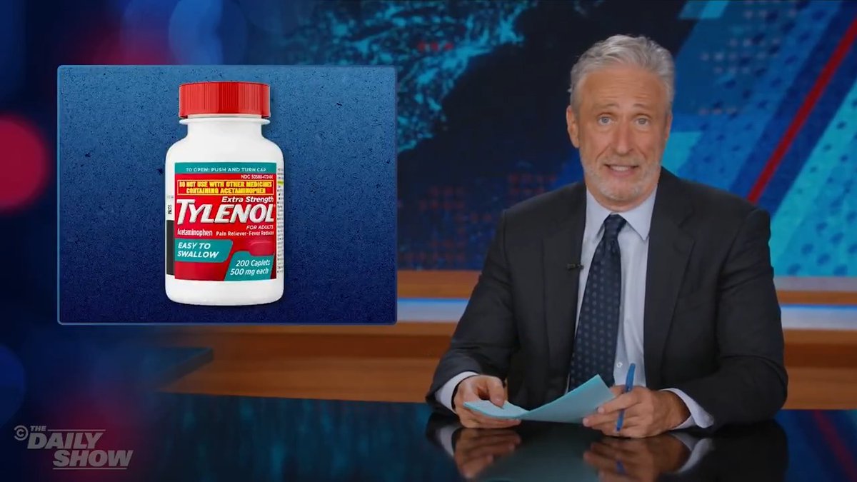 Why are there never any headache tablets in the British army? Cos the Paras eat ‘em all… Tylenol stock nosedived overnight after Dr Donald Trump, or to give him his full medical title, Donald Trump trashed the brand live on tv Follow the money 💰