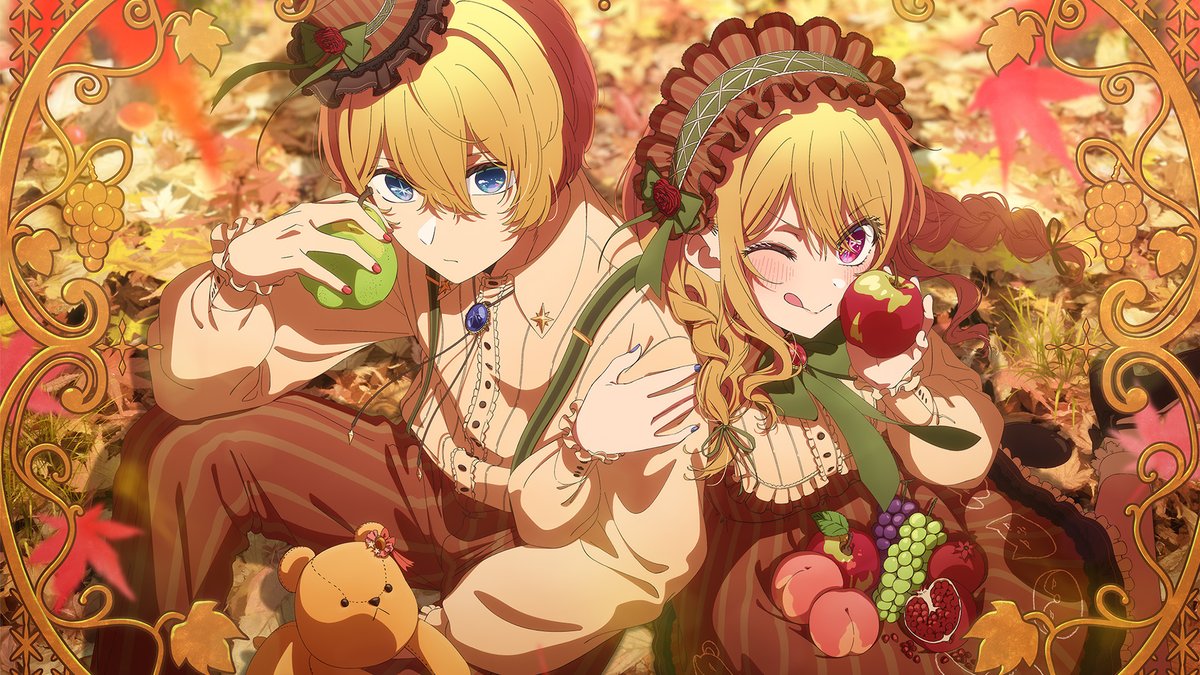 🌟HAPPY AUTUMN 2025🌟 TVアニメ【#推しの子】 #秋分の日 を記念しアクア＆ルビーを描いた オータムビジュアル＆ ここだけの新規ボイスを使用した 特別動画を公開🌟 ▼YouTubeはこちら▼