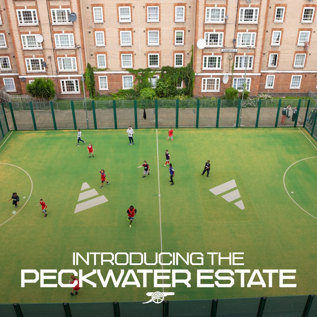 Giving back ❤️ Introducing the Peckwater Estate, the fourth community pitch to be refurbished through the No More Red campaign. 🤝 adidas Football