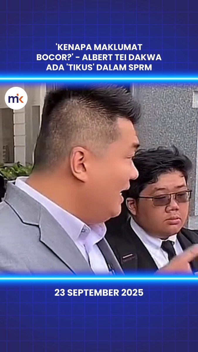 Seorang ahli perniagaan yang berdepan pertuduhan kes rasuah melibatkan lesen perlombongan mineral mendakwa terdapat dalang dalam SPRM yang membocorkan maklumat. Albert Tei berkata dia tidak lagi mempercayai SPRM kerana mendakwa laporan SPRM yang dibuatnya terhadap Ketua Menteri Sabah Hajiji Noor didedahkan kepada Hajiji. Justeru, Albert mendesak penjelasan Perdana Menteri Anwar Ibrahim dan Ketua Pesuruhjaya SPRM Azam Baki mengenai dakwaannya itu. Sumber video: #malaysiakini #malaysianpolitics #fyp #ahliperniagaan #berdepan #pertuduhan #kesrasuah #lesen #perlombonganmineral #dalang #SPRM #membocorkanmaklumat #AlbertTei #tidaklagimempercayai #laporan #KetuaMenteriSabah #HajijiNoor #PMX #AnwarIbrahim #KetuaPesuruhjaya #AzamBaki