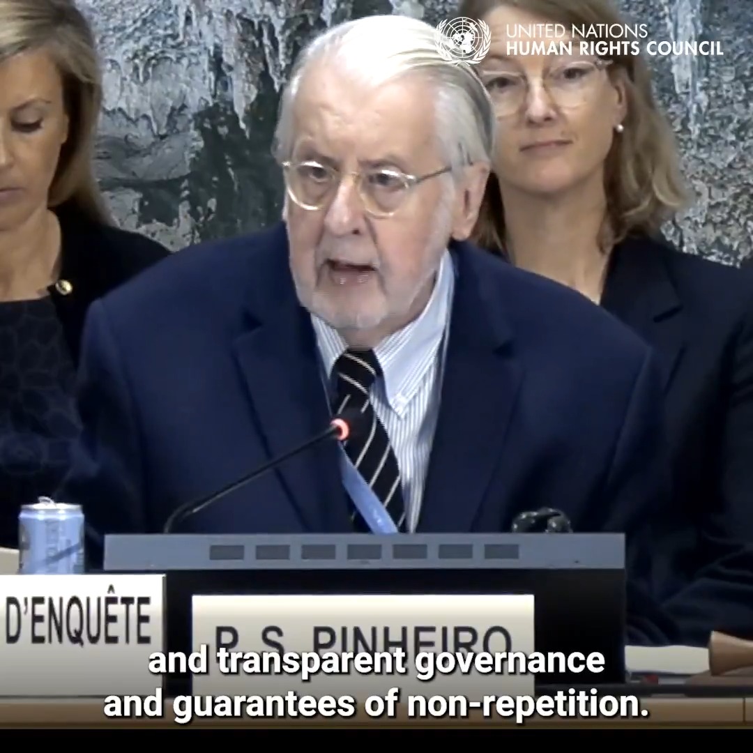 #Syria | In an update to the United Nations Human Rights Council, United NationsCoISyria called on the interim authorities to urgently address the underlying causes of violence, prevent the recurrence of violations and work to restore trust between the State and impacted communities. #HRC60