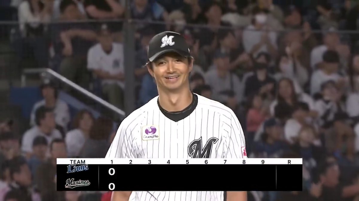 これぞベテランの投球✨ 今季初先発の千葉ロッテ 唐川侑己 投手が7回80球3安打5奪三振で無失点🙌 👇ライブ配信はこちら