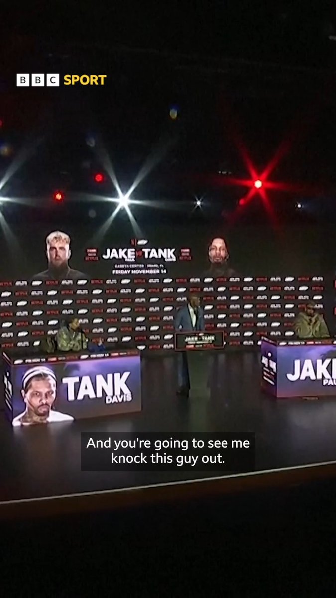 "You're going to see me knock this guy out" 🥊💥 Jake Paul has spoken up his chances ahead of his exhibition bout against Gervonta Davis 😠