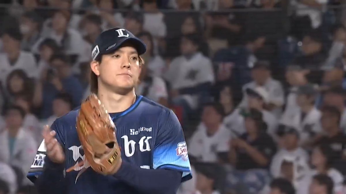 先発の #與座海人 投手は8回1失点の好投。 この後は味方の援護を待ちます。 #埼玉西武ライオンズ #seibulions #ALLONE