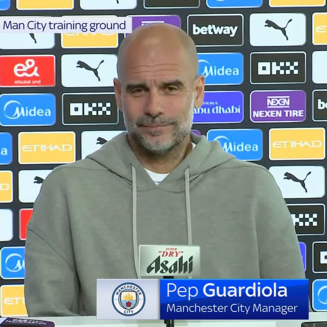 🗣️ "Hopefully he can be for the next weekend" Pep Guardiola provides a fitness update on Erling Haaland after he went off in the game against Arsenal.