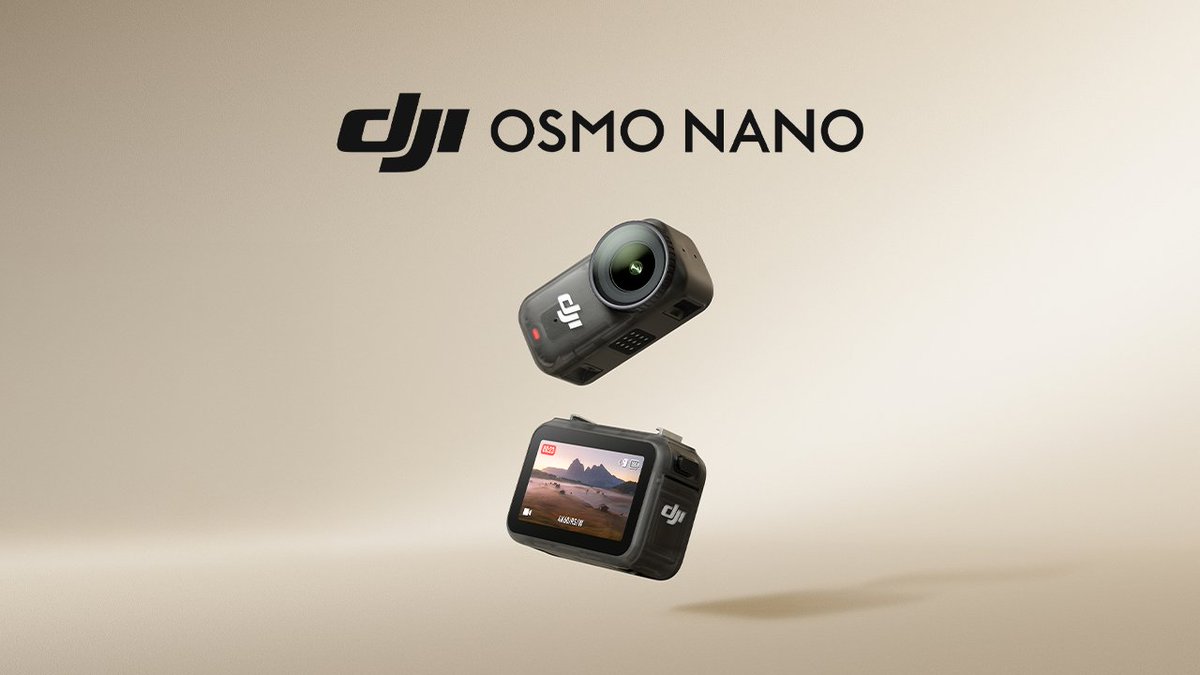 Meet DJI Osmo Nano - Own the Moment Introducing DJI Osmo Nano, Wearable Camera for Versatile Perspectives Lightweight and ready for anything, Osmo Nano lets you capture life’s moments effortlessly, wherever your day takes you. From cycling and running to epic adventures and everyday moments, Osmo Nano delivers crisp, vivid footage that brings every memory to life. Its sleek, magnetic design unlocks bold, new, hands-free shooting angles, helping you tell your story like never before. ✅All-New 1/1.3″ Sensor ✅4K/60fps & 143° Wide FOV ✅10-bit & D-Log M Color Performance ✅Lightweight, Dual-Sided Magnetic Design ✅200-Min Extended Battery Life & Fast Charging ✅Live View With Remote Control & Swift Content Transfer ✅OsmoAudio™ Direct Microphone Connection ✅10m Waterproof Camera, IPX4-Rated Vision Dock Learn more 👉 Shop now 🛒 #DJI #DJIOsmoNano #OsmoNano #pocketcamera #vloggingcamera #actioncamera