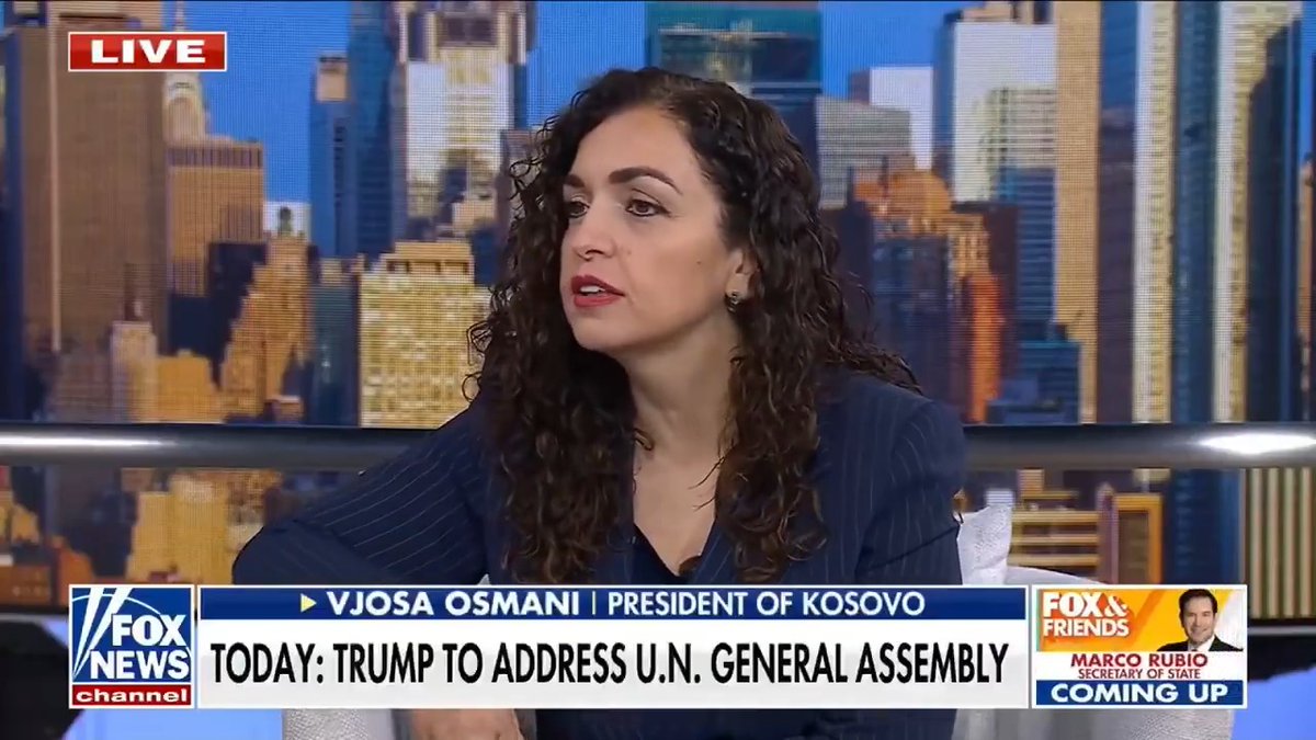 Kosovo President Osmani tells FOX & Friends, the top cable news morning show in the US, why Kosovo is the most pro-American country in the world.