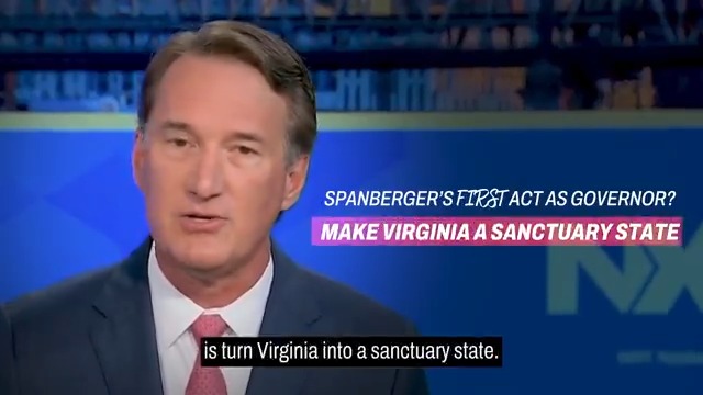 🚨 Don’t believe Abigail Spanberger when she says she will “put Virginians first.” She would risk our lives to make Virginia a sanctuary state. Roll the tape: