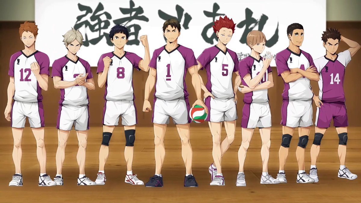 [Shiratorizawa Gakuen High School Volleyball Club] Discover talent. Nurture talent. Gather talent. Remain untainted, remain unyielding—reign with the wings of the mighty eagle! #HAIKYU!! #FLYHIGH #ハイキュー!! #hq_Anime