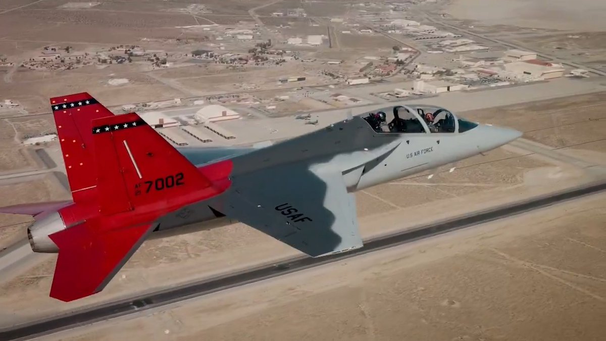 Special delivery. Our T-7A #RedHawk production line has received the vertical tails and stabilators from our supplier, Qarbon. The first production representative test vehicle is coming together for the @USAirForce. Let’s go fly!
