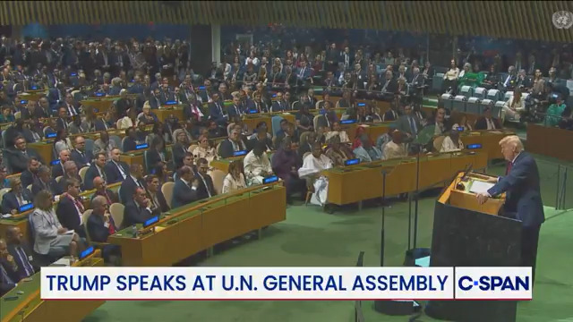 President Trump: "I'm really good at this stuff. Your countries are going to hell." #UNGA80