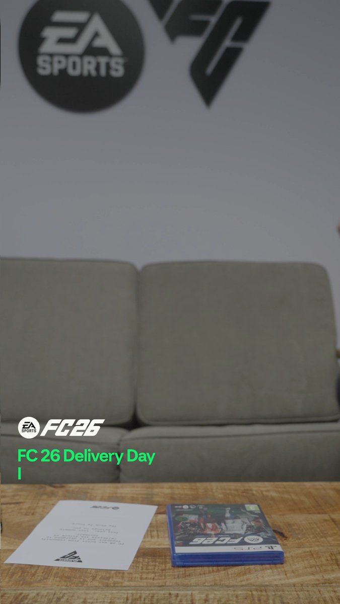 An Iconic delivery for a cover star. The Club is Yours. Play #FC26 now with Ultimate Edition: