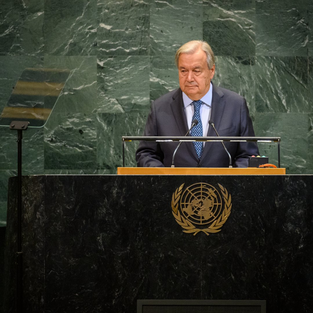 No country can stop a pandemic alone. No army can halt rising temperatures. No algorithm can rebuild broken trust. Therefore I ask leaders at #UNGA to reaffirm international law & the centrality of multilateralism, reinforce human right & recommit to the principles of the United Nations.