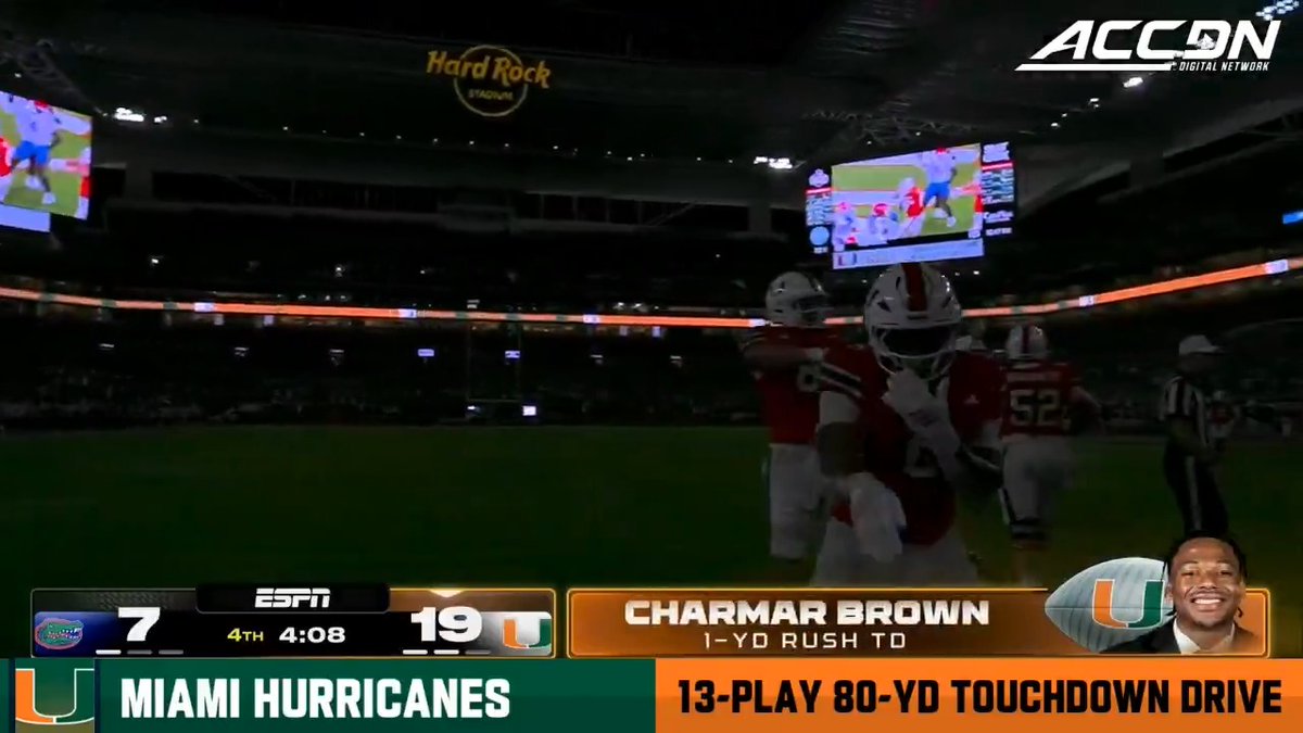 The drive that buried the Gators 😤 Relive Miami’s decisive 13-play, 80-yard, 4th-quarter drive that sealed the win over Florida 🎥 Miami Hurricanes | Miami Hurricanes Football | #ItsAllAboutTheU