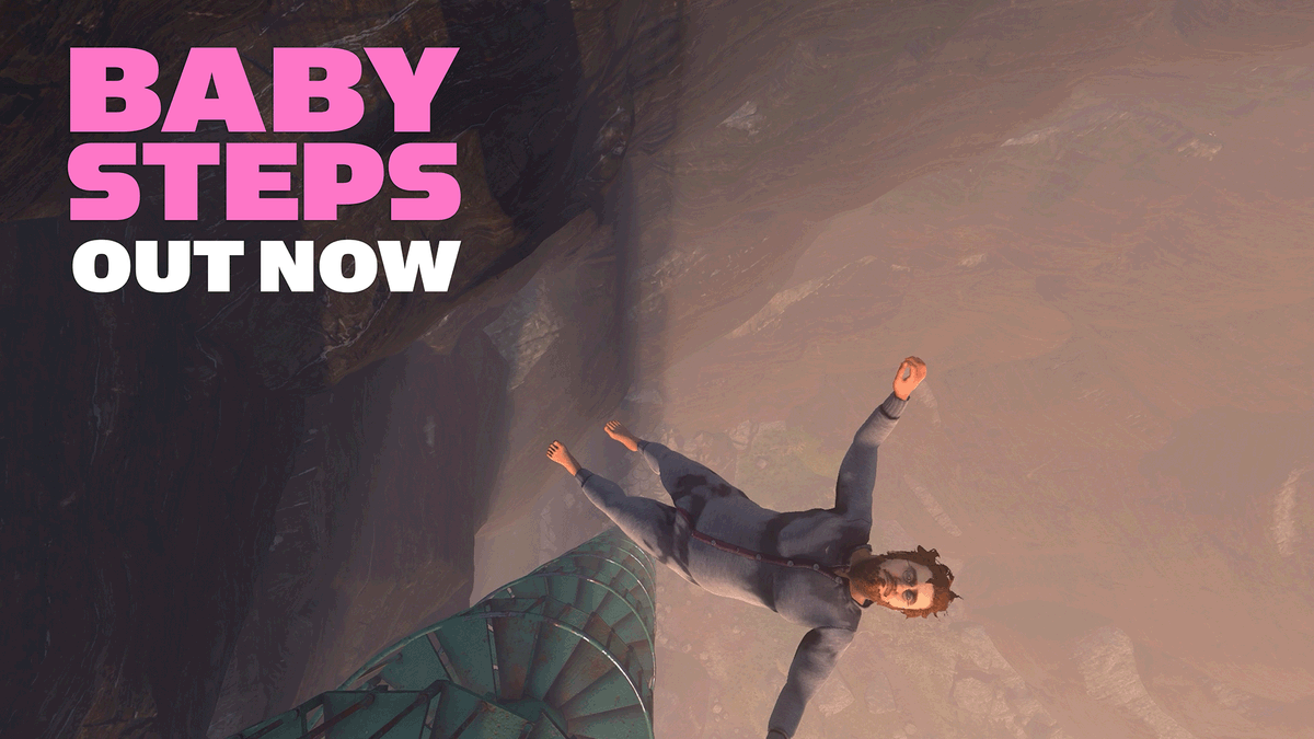 Baby Steps is out now on PlayStation 5 and PC! Put one foot in front of the other as you stumble and tumble through an expansive world full of unexpected challenges and hilarious inhabitants.