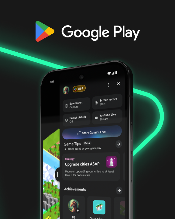 We're bringing more fun to the games you love across all the devices you play on. 🎉 A supercharged gaming profile, in-game help from Gemini, and a new personalized hub for it all. And that’s just the start. Take a deep dive into a new era of Google Play Games. #GoPlay