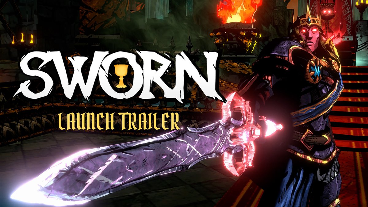 SWORN 1.0 is OUT NOW ⚔️ 1-4 player co-op roguelike 🤴 Overthrow a corrupted Arthur 🪙 Reclaim a fallen Camelot 🎮 #Steam, #Xbox Game Pass, #PS5 Become seasoned knights:
