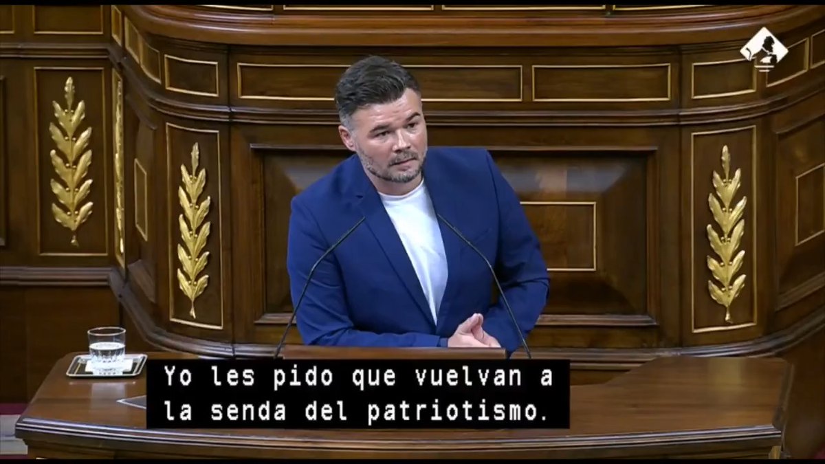 #EnDirecto | Rufián, a Junts: "Es miserable que ustedes voten con PP y Vox, y que copien a Sílvia Orriols, después de machacarnos a nosotros durante 6 años por mejorar la agenda social de este país con el PSOE. Su discurso es racista"