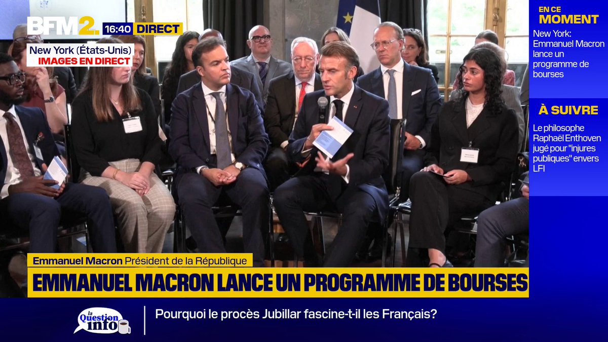 🇫🇷🤳 "Les réseaux sociaux tuent notre capacité à mener une vie normale. C’est pourquoi les gens sont si anxieux", estime Emmanuel Macron.