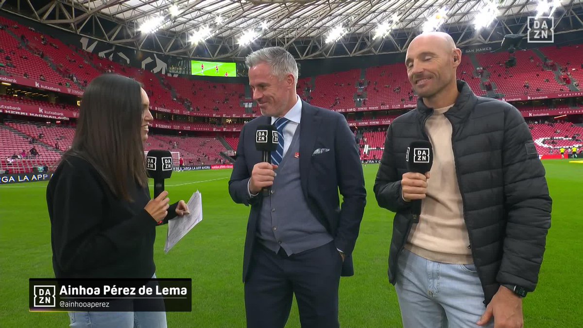 El legendario Jamie Carragher, premio 'One Club Man' 2025 del Athletic Club 🏆 "Significa mucho para mí. El mayor logro de mi carrera es haber jugado 17 años en el Liverpool" 👏🏻 #LALIGAenDAZN ⚽️
