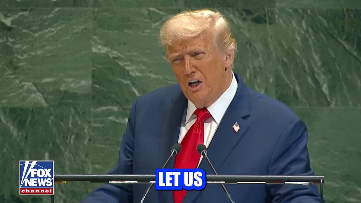 NEW: President Trump calls on the UN to protect religious liberty, including for "the most persecuted religion on the planet today—it's called Christianity."