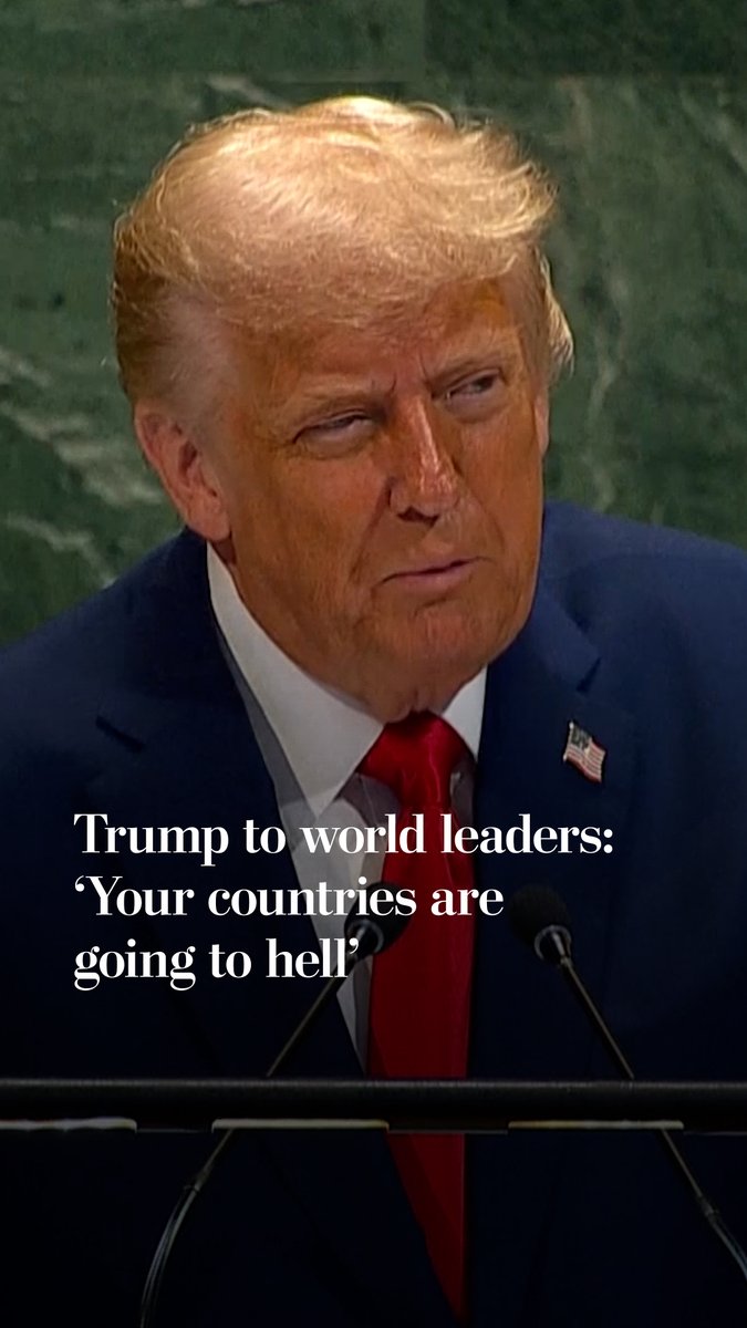 President Trump ridiculed foreign nations for their immigration policies while addressing the United Nations General Assembly. “It’s time to end the failed experiment of open borders. You have to end it now,” Trump said. “Your countries are going to hell.”
