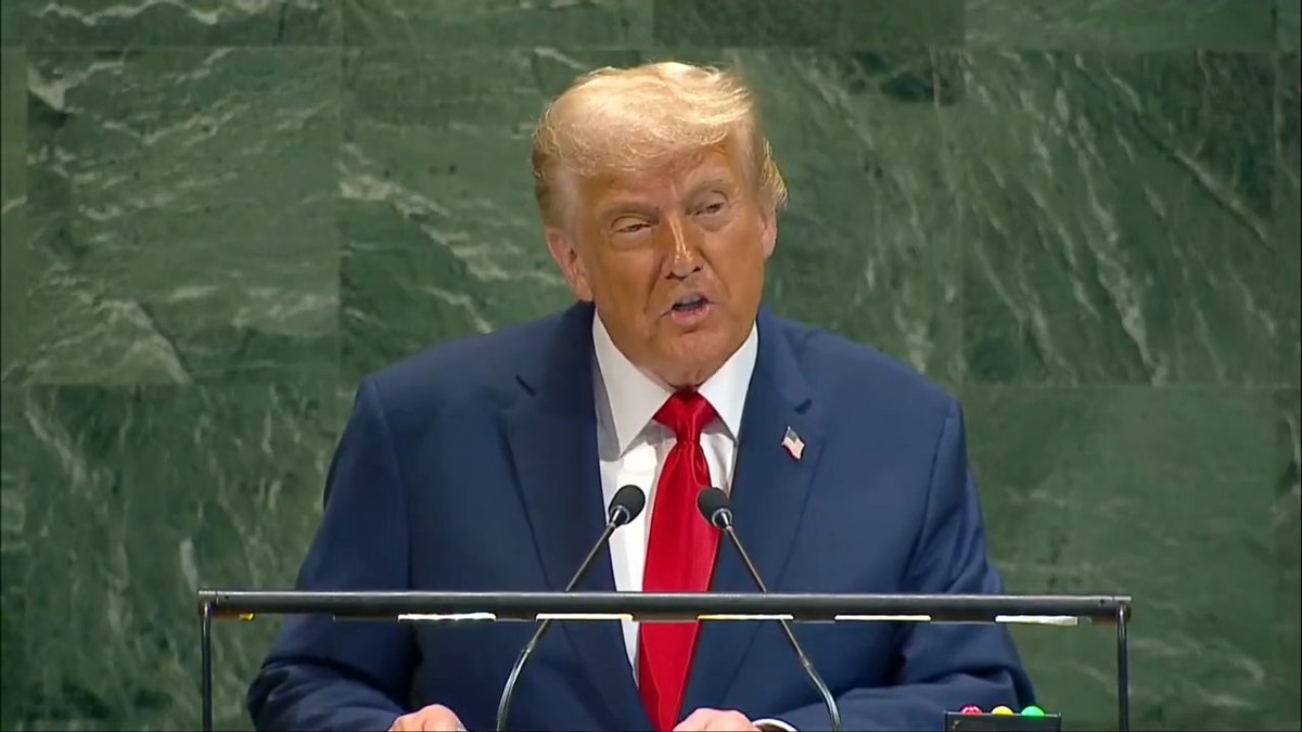 In his UN speech, Trump repeats his new favorite line that he "ended seven wars" in seven months. One of the wars he claims to have "ended" is the June 2025 Iran-Israel war, which Trump colluded with Israel to instigate, and then joined as an active belligerent. Amazing stuff