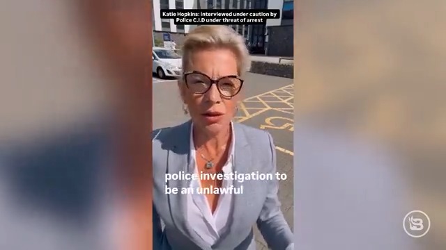 "It is ridiculous that my comedic speech is subject to a CRIMINAL investigation." Katie Hopkins feared she would be ARRESTED if she released this never-before-seen statement to police in the UK. So, she asked me to release it in the US.