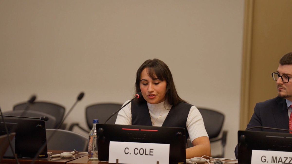 🚨 Chloe Cole urges the UN to strengthen the role of parents and shield children from harmful medical interventions and ideological pressures. "[My parents] stood no chance when doctors gave them the false ultimatum of choosing between losing a daughter to suicide or having a living ‘son’." @ChoooCole