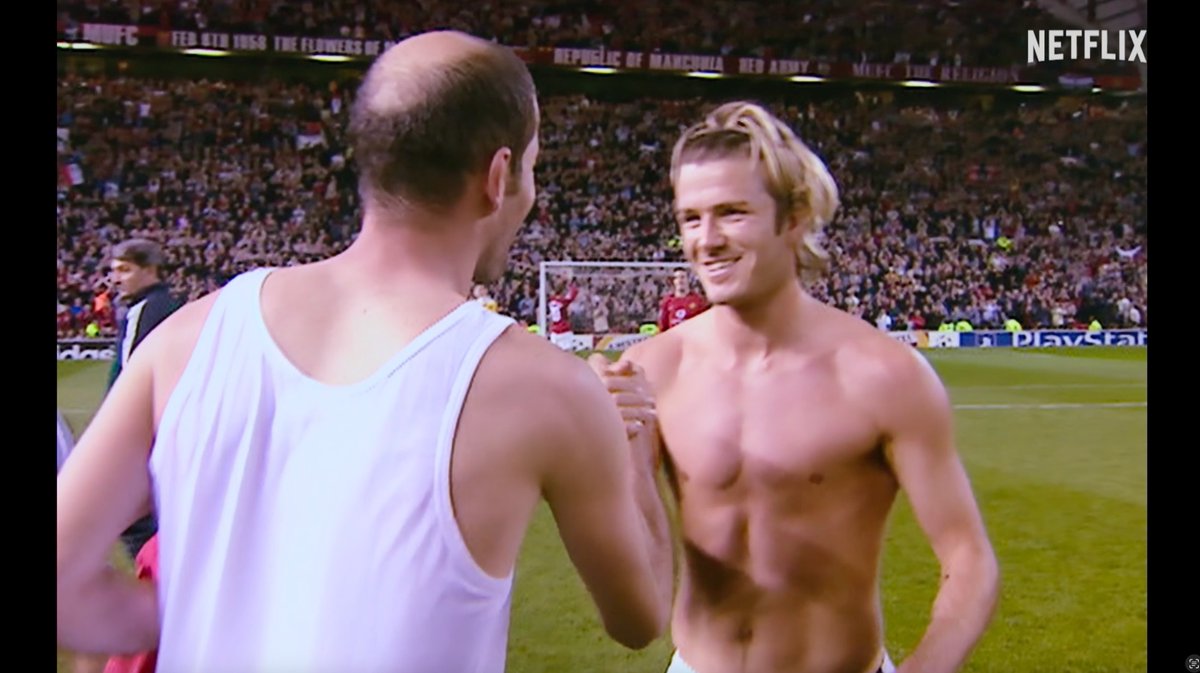 Zinedine Zidane came up to David Beckham and said ‘you come to Madrid?’ 🥶 Legendary. 🐐 📺 Beckham