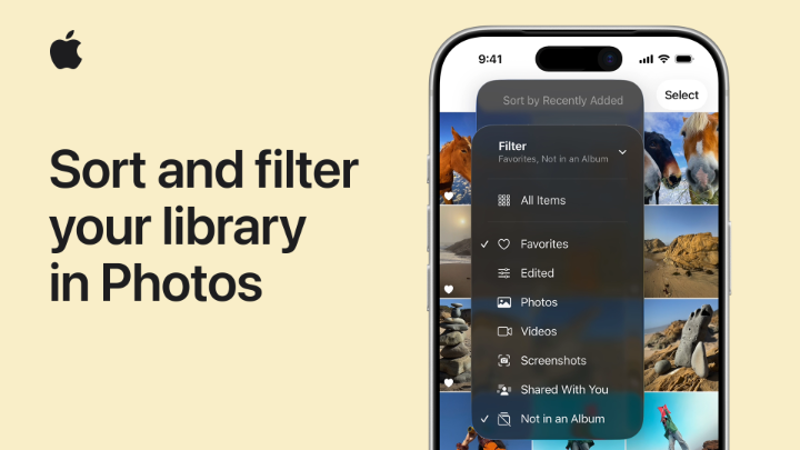 Raise your hand if you have a ton of photos in your library. 🙋🏻‍♀️🙋🏽‍♂️🙋🏽 In #iOS26, it’s easier than ever to sort and filter your photos to find exactly what you need. Here’s how.