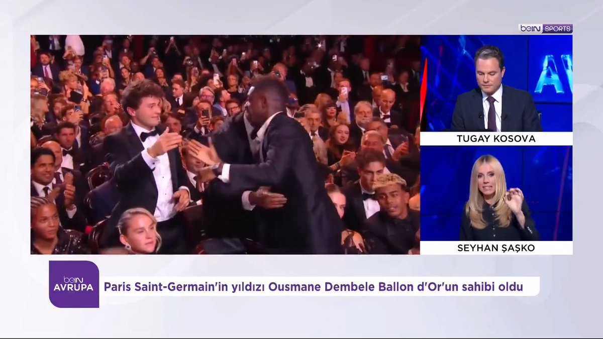 🌟 Ballon d'Or ödülünün sahibi: Ousmane Dembele 💬 "Luis Enrique ile yeniden doğdu." 💬 "Sonuna kadar hak edilmiş bir ödül..." 🗣️ Seyhan Şaşko & Tugay Kosova | #beINAVRUPA