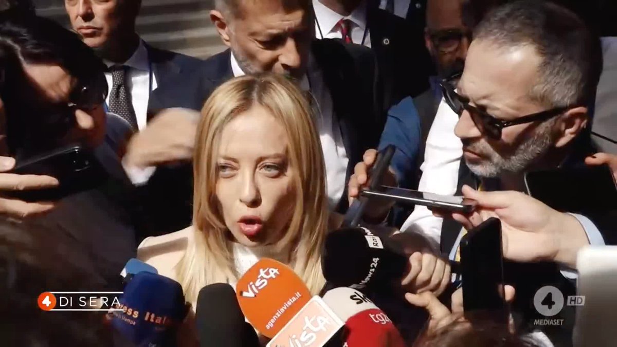 "Le pressioni vanno fatte su Hamas". Finalmente qualcuno che ristabilisce la verità! Grazie Giorgia Meloni. Orgogliosa di averti premier in questo momento 🇮🇱