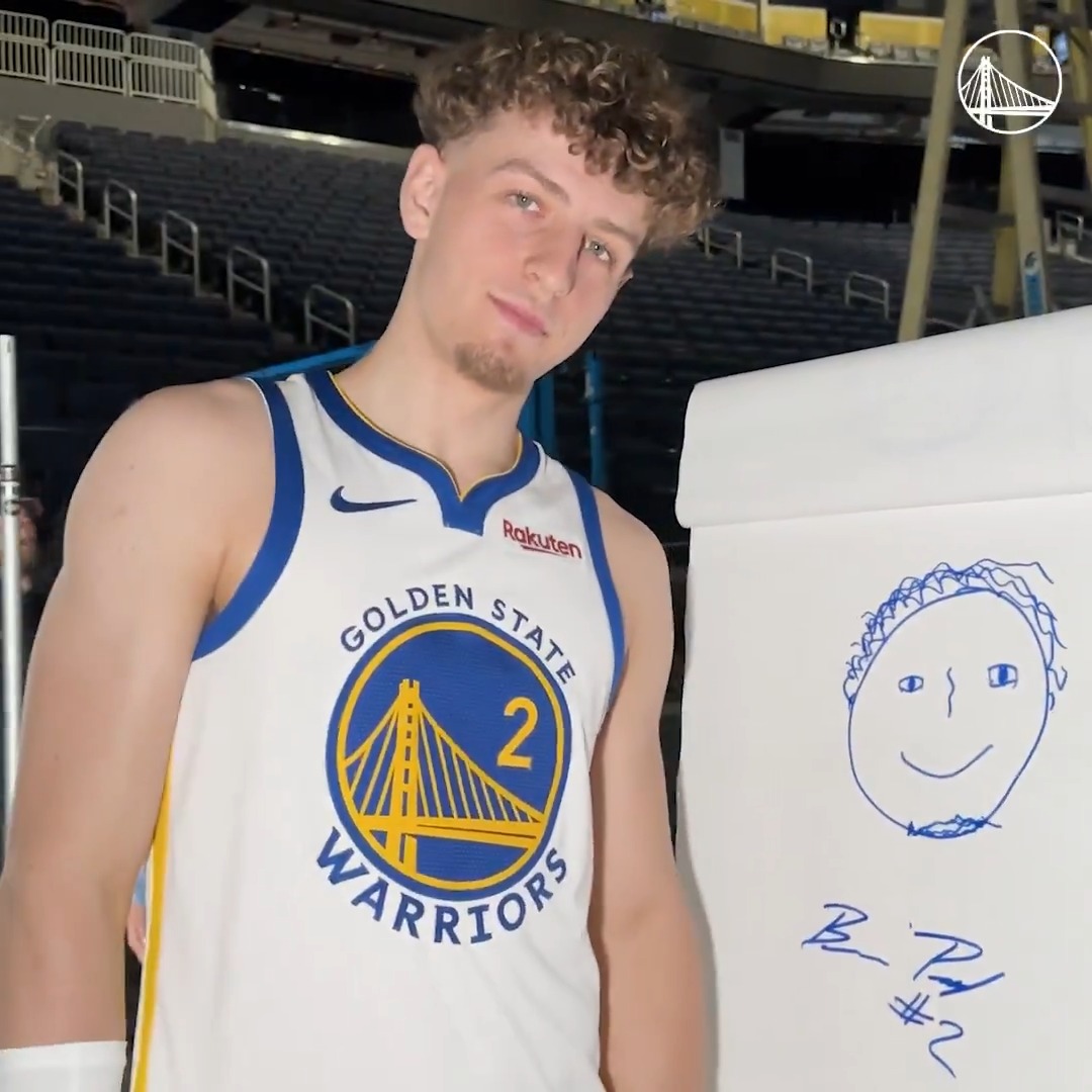 Brandin Podziemski 🤝 Brandin Podziemski 👨🎨