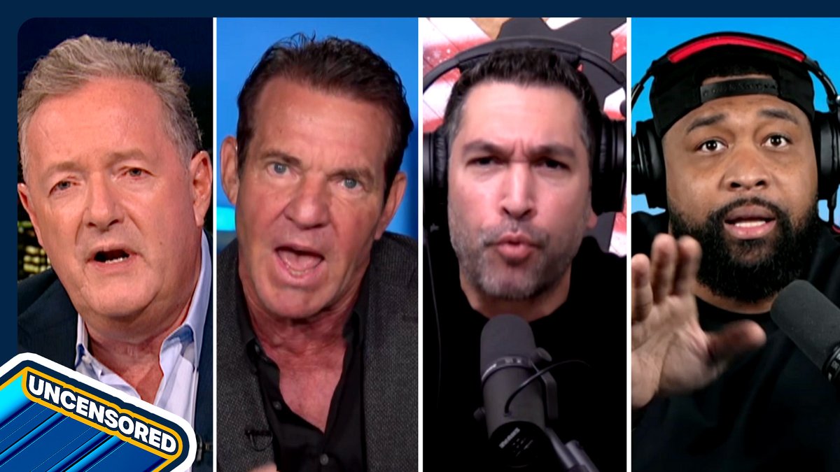 "Dancing on Charlie's grave... I call them GHOULS." Dennis Quaid discusses Kirk's assassination plus Dave Smith and Officer Tatum clash over Gaza - just dropped 👇 📺 Piers Morgan | Dennis Quaid | Dave Smith | Brandon Tatum