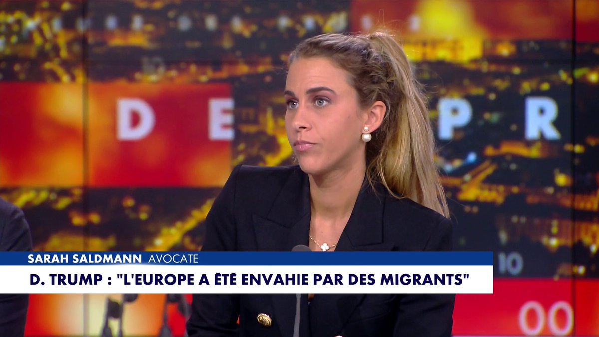 «Donald Trump est caricatural», a déclaré l'avocate Sarah Saldmann en revenant sur le discours du président américain devant l'Assemblée nationale de l'ONU #HDPros2