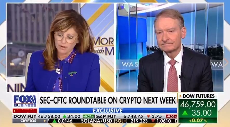 🇺🇸 NEW: SEC Chairman Paul Atkins says Congress should the Genius Act with crypto market structure reform, giving clear rules, joint SEC/CFTC oversight, and “futureproofing” against any rogue regulator.