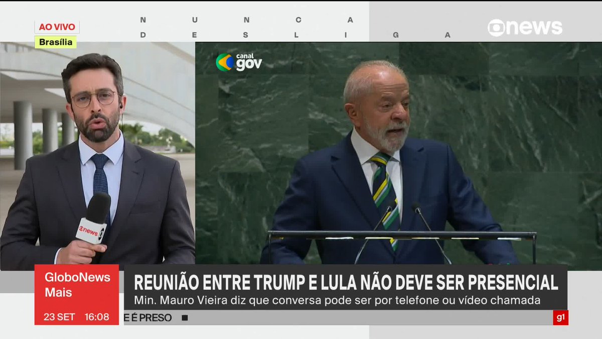 Balza: Lula e Trump devem realizar reunião remota. Conversa presencial é pouco provável. ➡ Assista à #GloboNews: #GloboNewsMais