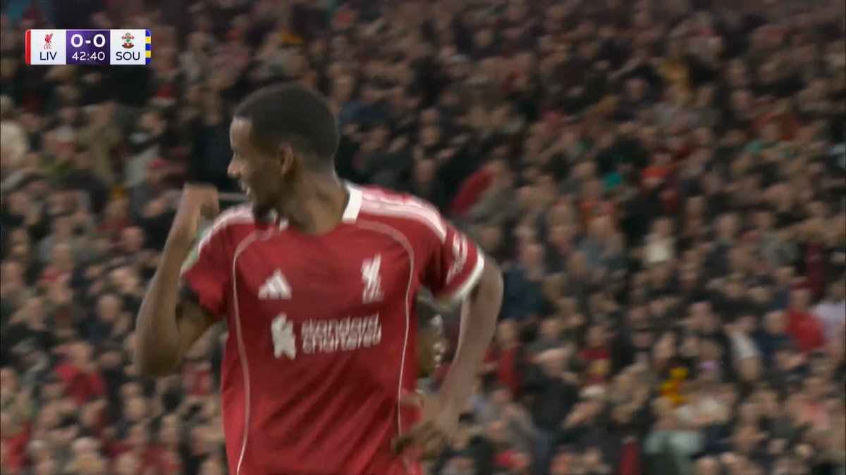 Alexander Isak opens his account for Liverpool! ✅