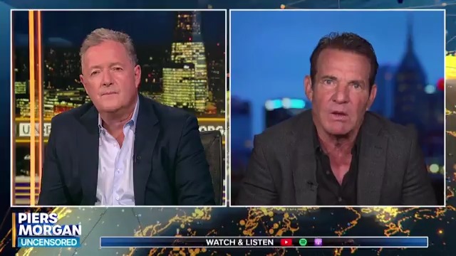 “His killing has created a million Charlie Kirks.” Dennis Quaid discusses the death of the Turning Point founder and his wife Erika’s decision to forgive his killer. Watch more 👇 📺 Piers Morgan | Dennis Quaid
