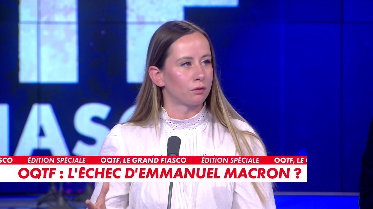 «La France Insoumise ne veut pas protéger les Français», a déclaré la directrice du collectif Némésis, Alice Cordier, en revenant sur les chiffres qui entourent la question des OQTF#100%Politique